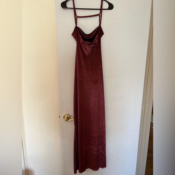 Free People Dresses & Skirts - Free People Strappy Burgundy Elegant Dress
